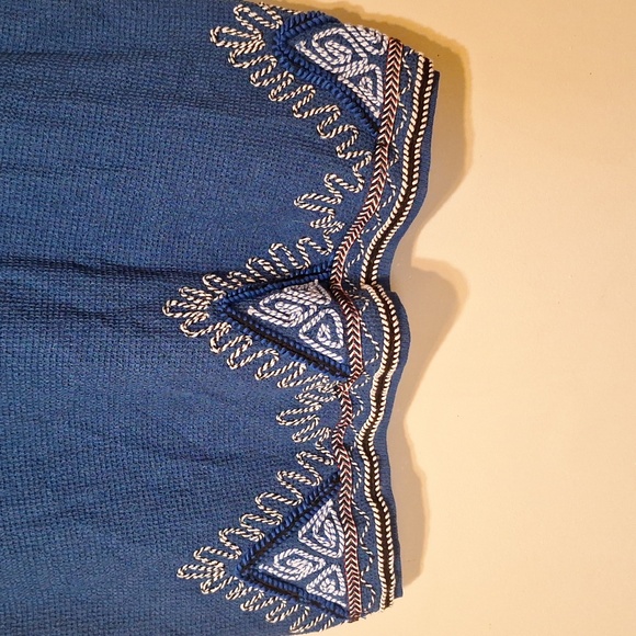 Gabby Isabella Embroidered Lightweight Waffle Hooded Tee - Picture 2 of 4